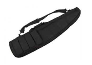 Кейс для оружия с оптикой (4 кармана, цвет черный) 85 см
